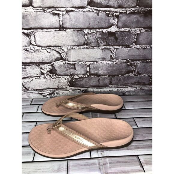 Vionic Orthopedic Tide Pink Synthetic Casual Slides Sandals Women Sz 10M US/42EU - Picture 9 of 16